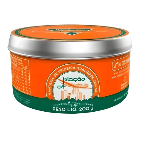 Manteiga Aviação Lata 200 Gr.