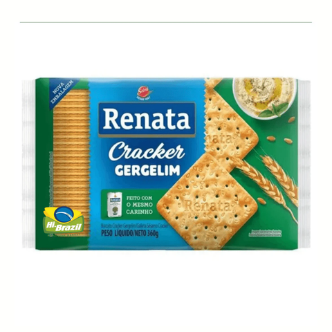 Renata Biscoito Craker Gergelim 360g