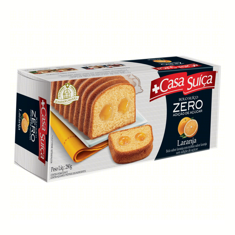 Bolo de Laranja Zero Acucar Casa Suiça 280g