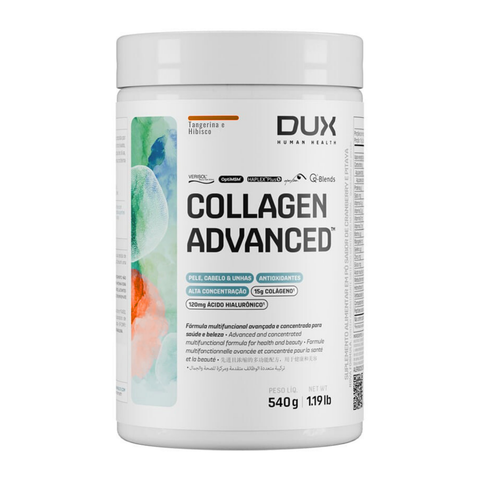 Colágeno Collagen Advanced® Tangerina e Hibisco Dux 540g