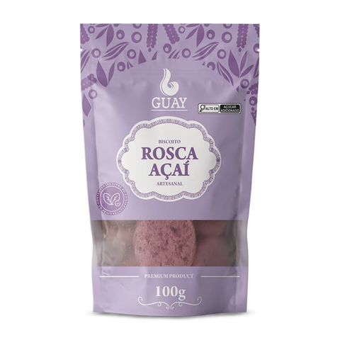 Biscoito Rosca De Açaí Guay 100G