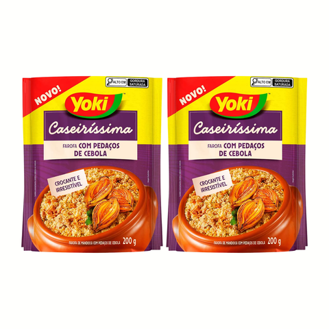 Farofa Yoki Temperada Cebola 2x200g