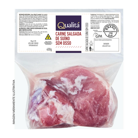 Carne Salgada Pernil - QUALITÁ 400g
