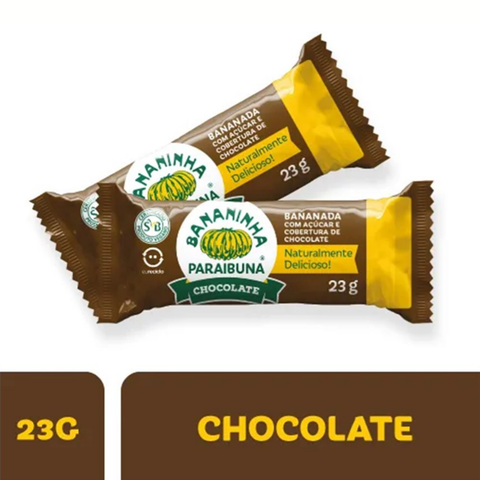 Bananinha Paraibuna com Chocolate 460g