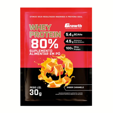 Sachê Dose Whey Protein Concentrado 30gr - Growth Supplements