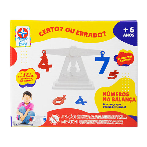 Números na Balança - Estrela Baby