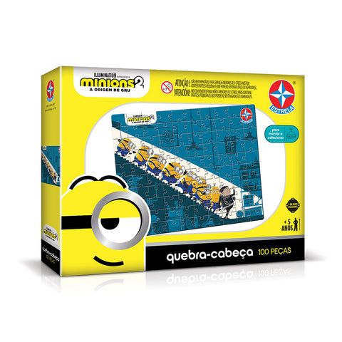 Quebra-Cabeça Minions 100 Peças - Estrela