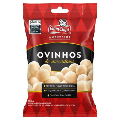 Ovinhos De Amendoim Elma Chips 145g - MEUBRASILONLINE
