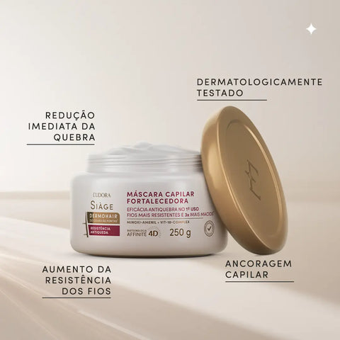 Máscara Capilar Siàge Dermo Hair - Fortalecedora Antiqueda 250g