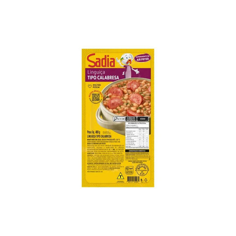 Linguiça Calabresa Defumada Artesanal 400g