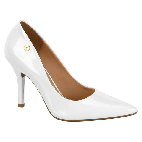 Vizzano 1184-1101 Pointy Toe Pump in White Patent