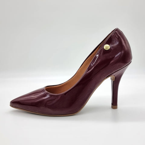 Vizzano 1184-1101 Pointy Toe Pump in Wine Patent