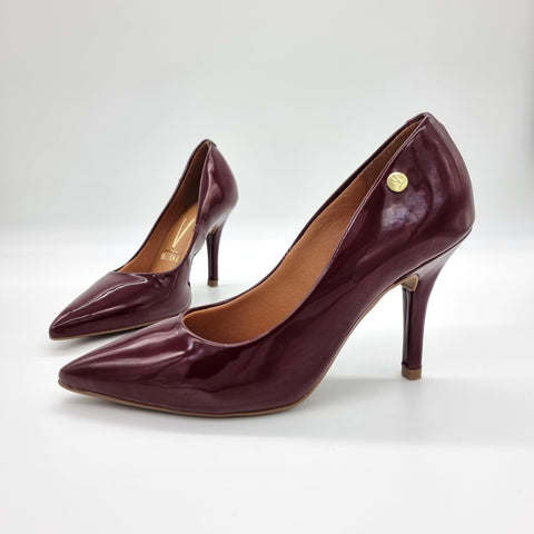 Vizzano 1184-1101 Pointy Toe Pump in Wine Patent
