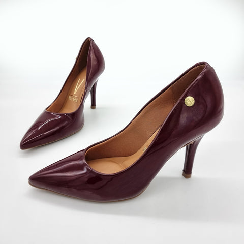 Vizzano 1184-1101 Pointy Toe Pump in Wine Patent