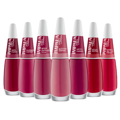 Esmaltes Impala Coleção A Cor da Sua Moda - Cremosos