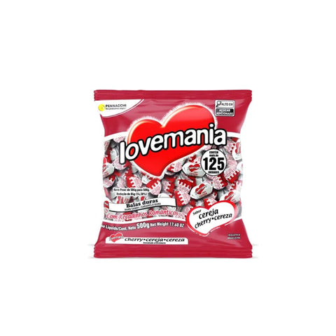 Bala Sabor Cereja Lovemania 584 Grs - Pennacchi