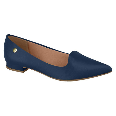 Vizzano 1206-261 Pointy Toe Flat in Navy Napa