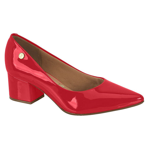 Vizzano 1220-315 Block Heel Pump in Red Patent
