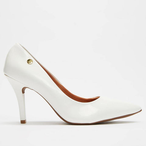 Vizzano 1184-1101 Pointy Toe Pump in White Patent