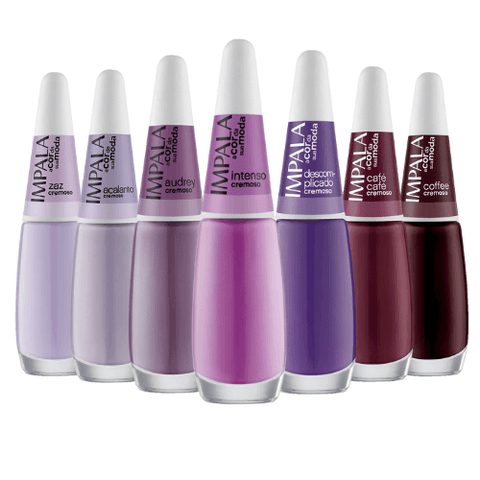 Esmaltes Impala Coleção A Cor da Sua Moda - Cremosos