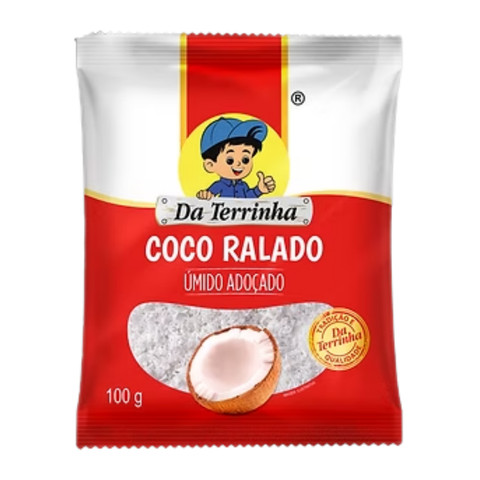 COCO RALADO UMIDO ADOCADO DA TERRINHA 100G