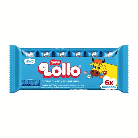 Chocolate Nestlé Lollo 6un - Pack - 114g
