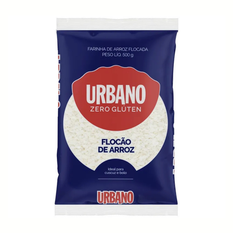 Flocão de Arroz Urbano 500 g - Sem Glúten