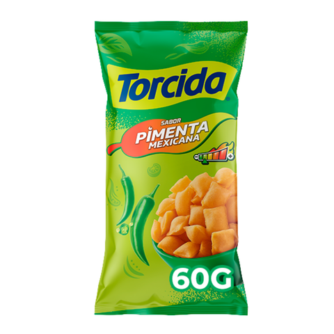 Salgadinho TORCIDA® Pimenta Mexicana 3x60Gr.
