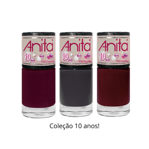 Esmaltes Anita - Coleção 10 anos