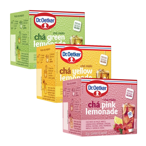 Chá Lemonade Dr Oetker - 10 Sachês - Sabores