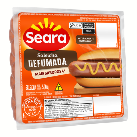 Salsicha Defumada Seara 500g
