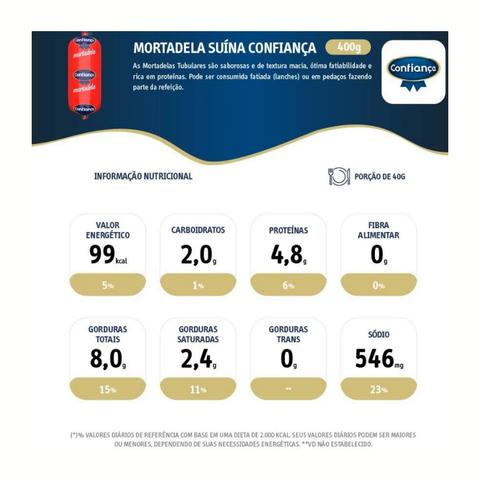 Mortadela - Seara Confiança 400g