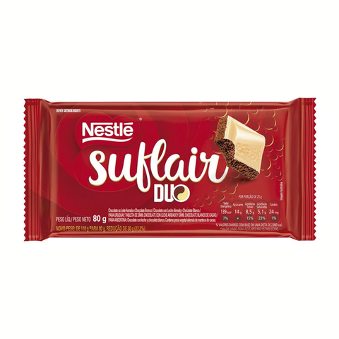 Chocolate Suflair Branco Duo Nestlé 3x80g