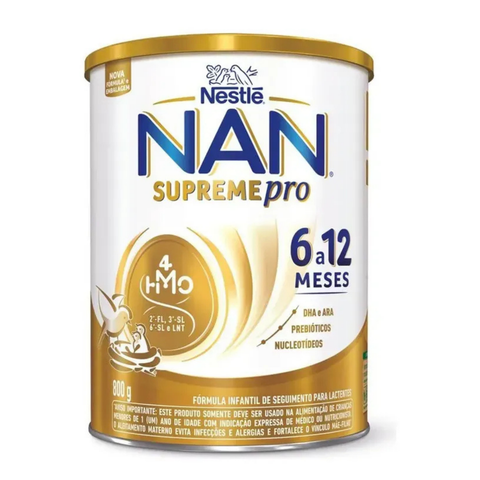 Fórmula Infantil Nan Supreme Pro 6 a 12 Meses 800g Nestlé