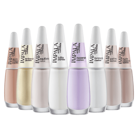 Esmaltes Impala Coleção A Cor da Sua Moda - Cremosos
