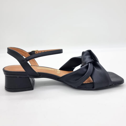 Vizzano 6454-120 Low Heel Sandal in Black