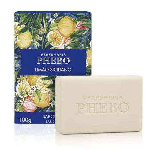 Sabonete Limao Siciliano Phebo 100g - MEUBRASILONLINE