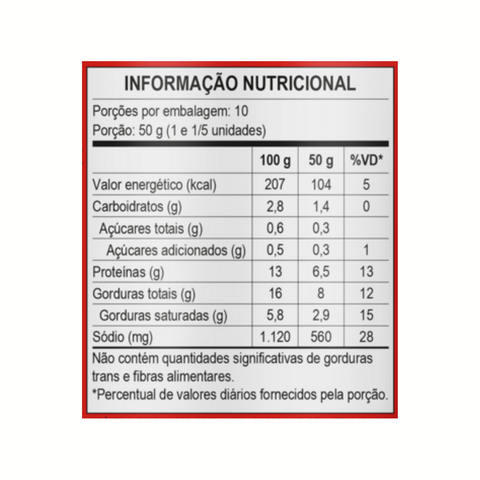 Salsicha Defumada - Perdigão 500g