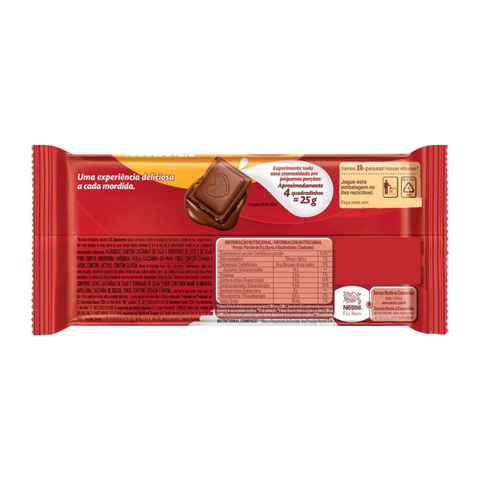 Chocolate ao Leite Classic Diplomata com Castanha-de-Caju 3x80g