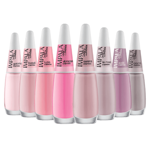 Esmaltes Impala Coleção A Cor da Sua Moda - Cremosos