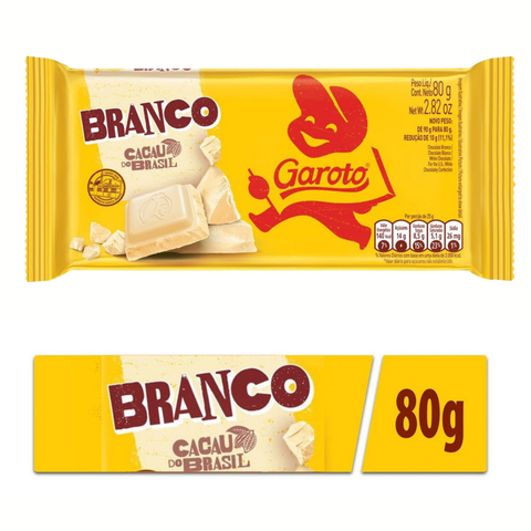 Chocolate Garoto Branco 3x80g