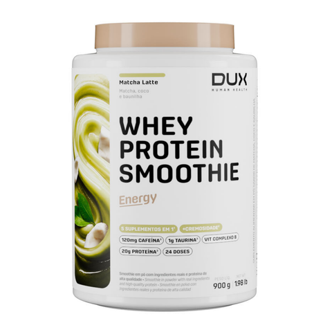 Whey Protein Smoothie Energy Matcha Latte Dux 900g