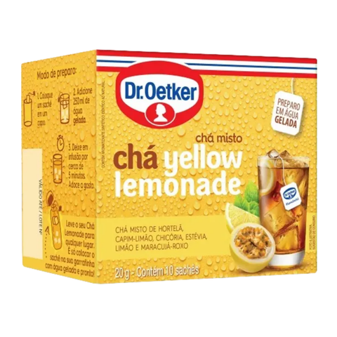 Chá Lemonade Dr Oetker - 10 Sachês - Sabores