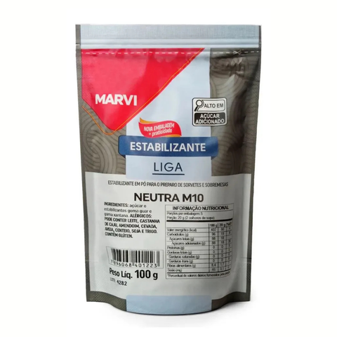 Liga Neutra Estabilizante P/sorvetes Bolo 100gr Marvi