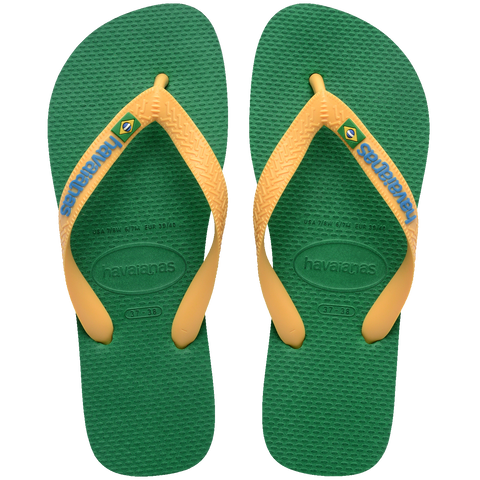 Chinelo Havaianas Brasil Logo Verde