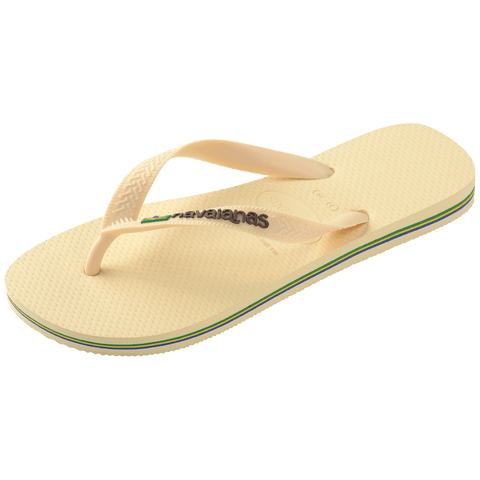 Chinelo Havaianas Brasil Logo Encardida