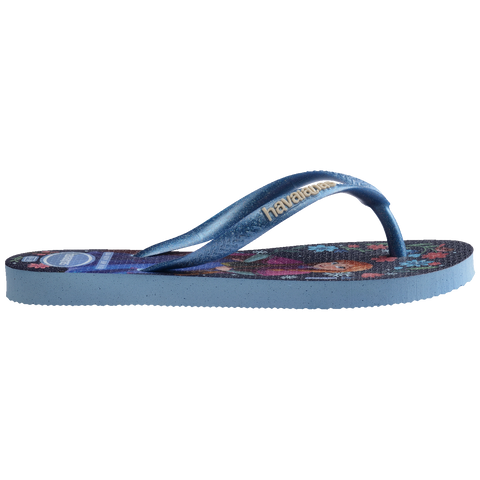 Chinelo Havaianas Infantil Slim Princesas Frozen