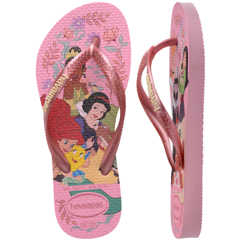 Chinelo Havaianas Infantil Slim Princesas