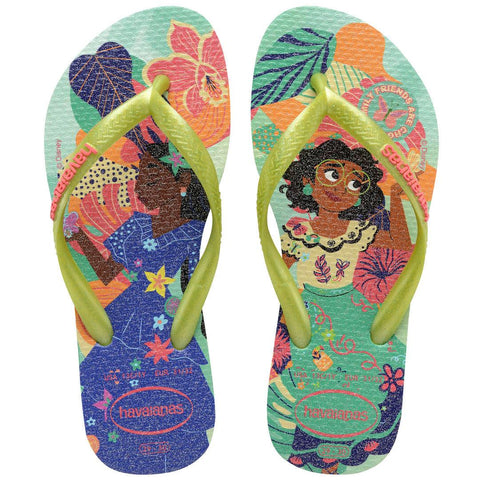 Chinelo Havaianas Infantil Slim Princesas Encanto