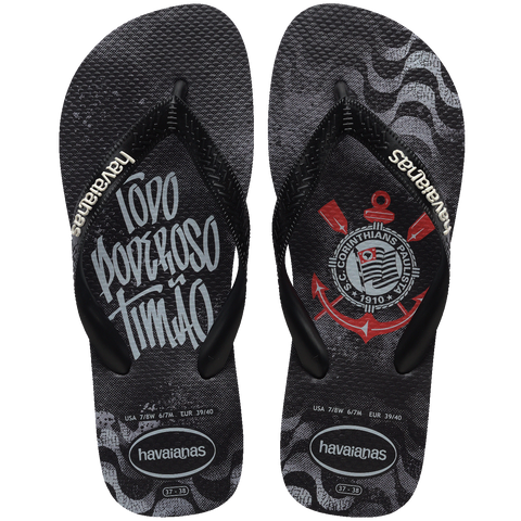 Chinelo Havaianas Top Times Corinthians